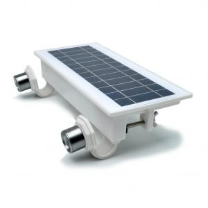 EZ Solar Home Security FLEXIT Spotlight - Gutter Mounted